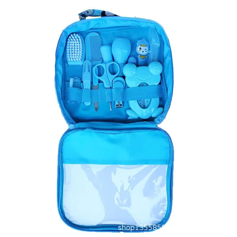 image-Baby Care Essential Kit 13-Piece Set - Nail Clippers Comb Brush