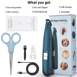 image-Hailcare Pet Electric Clipper Rechargeable Dog Cat Hair Trimmer