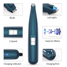 image-Hailcare Pet Electric Clipper Rechargeable Dog Cat Hair Trimmer