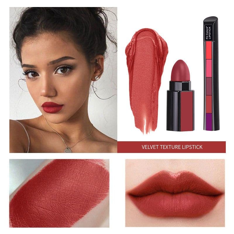 image-Fit Colors 5-Color Matte Lipstick Set