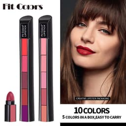 image-Fit Colors 5-Color Matte Lipstick Set
