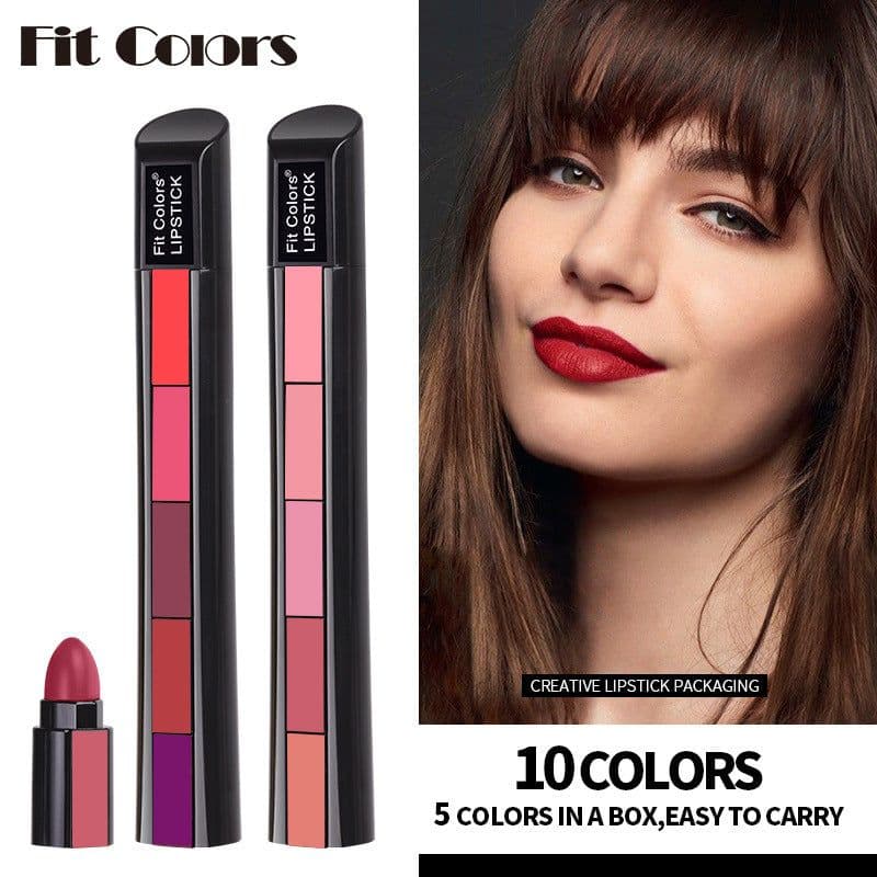 image-Fit Colors 5-Color Matte Lipstick Set