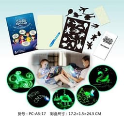 image-Luminous Fluorescent Drawing Board for Children Ages 4-6