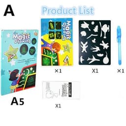 image-Luminous Fluorescent Drawing Board for Children Ages 4-6