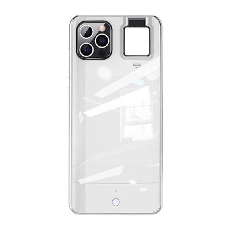 image-iPhone XR Selfie Ring Light Phone Case TPU Protective Cover