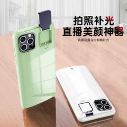 image-iPhone XR Selfie Ring Light Phone Case TPU Protective Cover