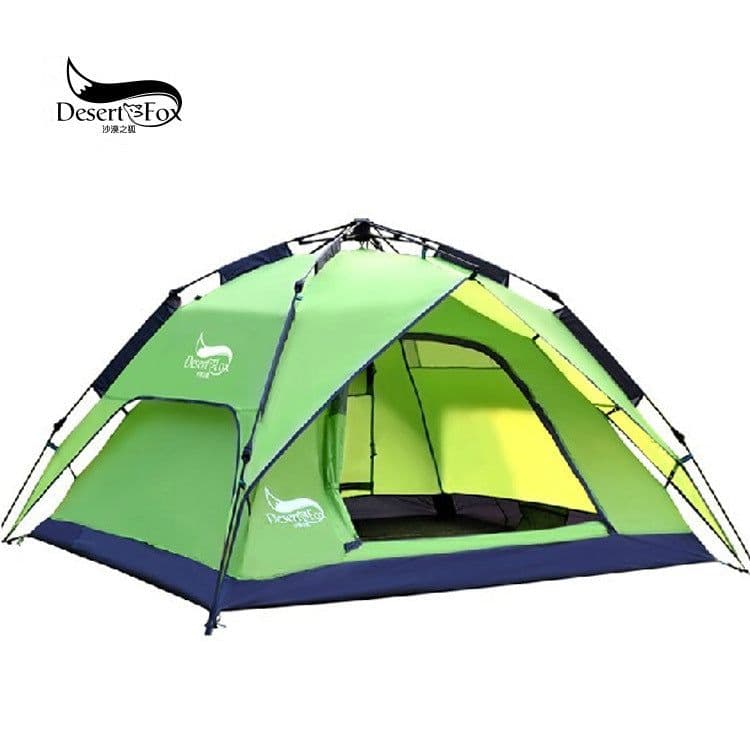 image-Desert&Fox 3-4 Person Double Layer Automatic Camping Tent