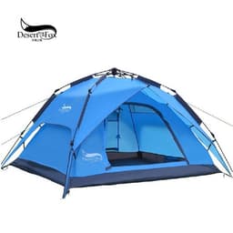 image-Desert&Fox 3-4 Person Double Layer Automatic Camping Tent