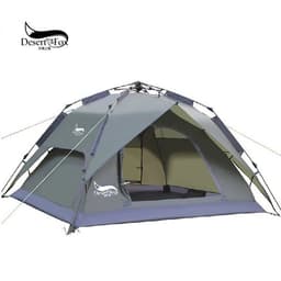image-Desert&Fox 3-4 Person Double Layer Automatic Camping Tent
