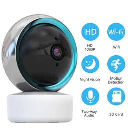 image-NIANDY 1080P HD Smart Camera 360° Rotation Night Vision Monitor