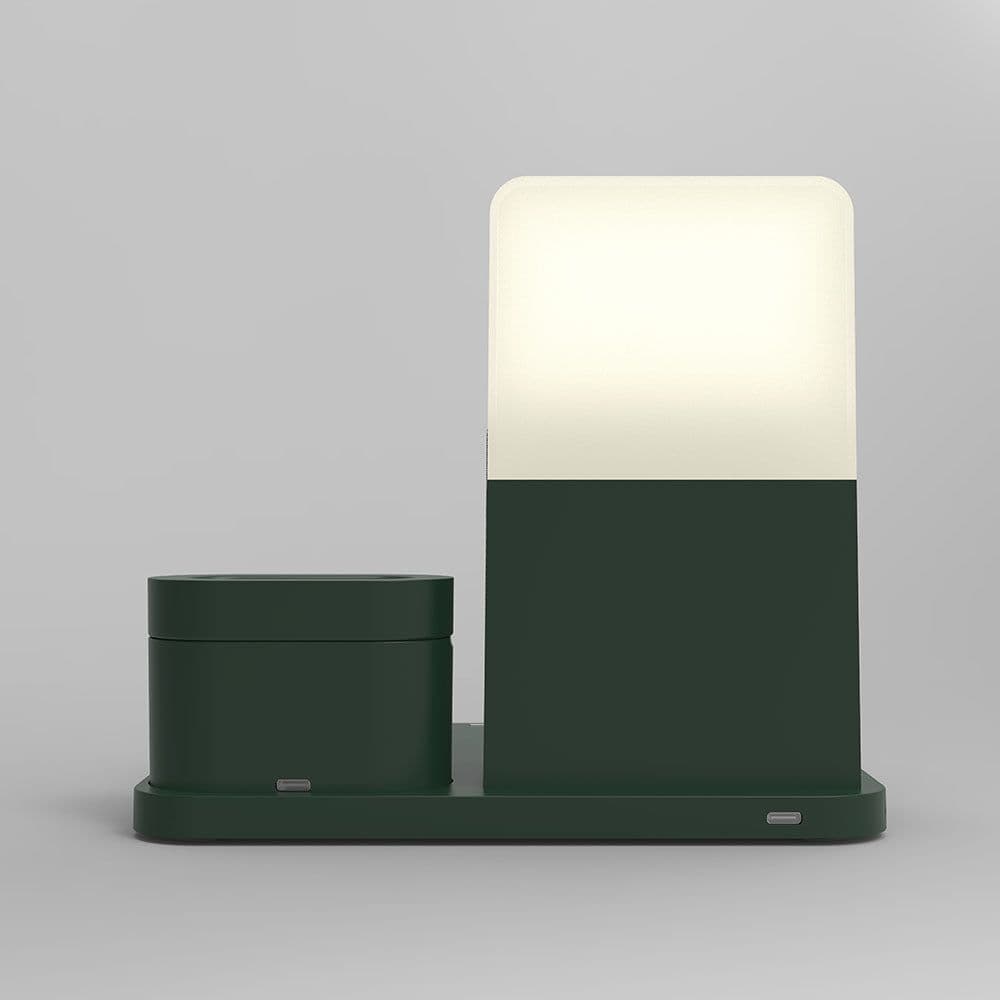 image-6-in-1 Wireless Charger with Night Light and Clock