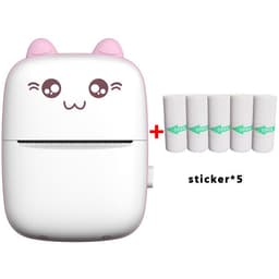 image-Mini Portable Photo Printer 57mm Thermal Printer with Stickers