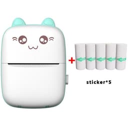 image-Mini Portable Photo Printer 57mm Thermal Printer with Stickers
