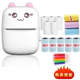 image-Mini Portable Photo Printer 57mm Thermal Printer with Stickers