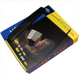 image-LED Flat Reading Night Light with Eye Protection - Black/White