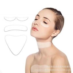 image-Silicone Anti-Wrinkle Patches Set - Face, Neck, Eye, Chest (11-Piece)