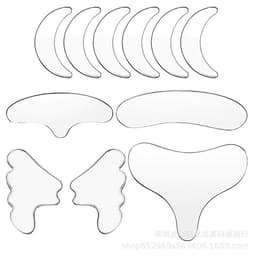 image-Silicone Anti-Wrinkle Patches Set - Face, Neck, Eye, Chest (11-Piece)