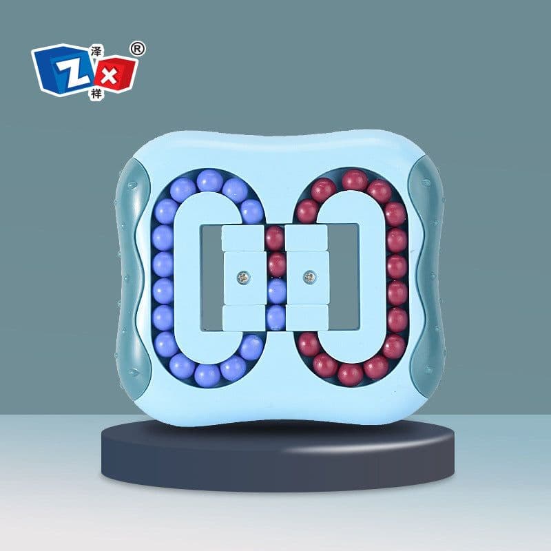 image-Rotating Magic Beans Fidget Spinner Cube Toy for Kids 7-14