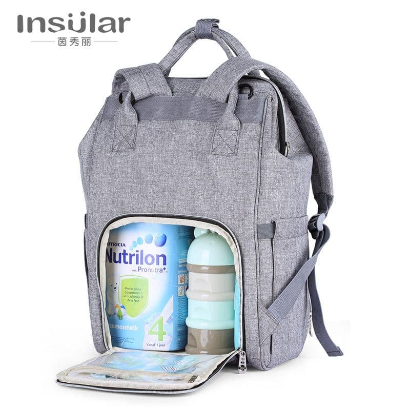 image-Yinxiu Mommy Bag Backpack Large Capacity Waterproof Diaper Bag