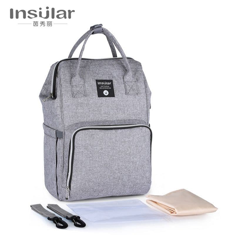 image-Yinxiu Mommy Bag Backpack Large Capacity Waterproof Diaper Bag