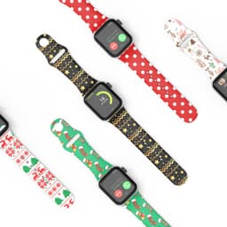 image-Apple Watch Silicone Band Custom Pattern 38/40/42/44mm Series 1-6 SE