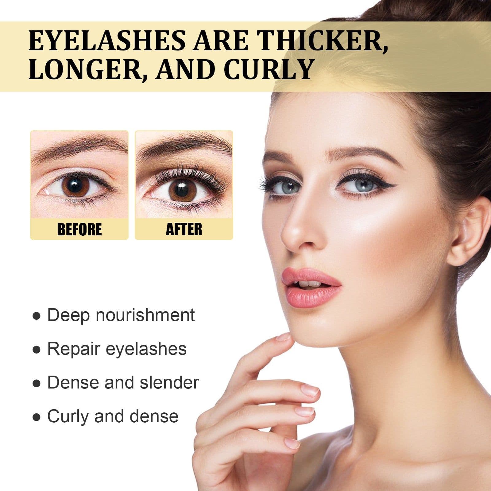 image-EELHOE Black Mascara - Curling, Lengthening & Volumizing