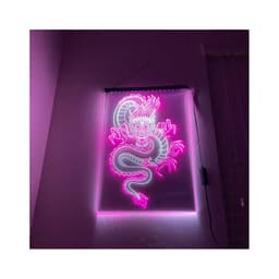 image-LED Acrylic Neon Sign Hanging Business Decoration Light 60x40cm