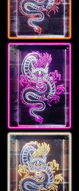 image-LED Acrylic Neon Sign Hanging Business Decoration Light 60x40cm