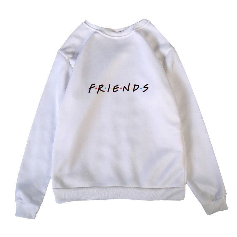 image-Women's Black Printed Fleece Sweatshirt Long Sleeve Round Neck