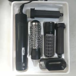 image-Hot Air Hair Straightener Comb 5-in-1 Styling Dryer Brush
