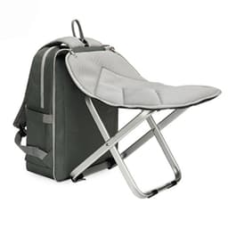 image-Corinth Outdoor Backpack with Folding Stool 16in 20L Nylon