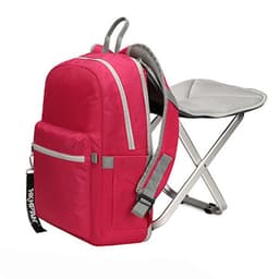 image-Corinth Outdoor Backpack with Folding Stool 16in 20L Nylon
