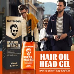 image-East Moon Men's Hair Wax Comb - Styling & Moisturizing