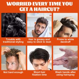 image-East Moon Men's Hair Wax Comb - Styling & Moisturizing