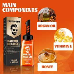 image-East Moon Men's Hair Wax Comb - Styling & Moisturizing