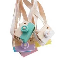 image-Wooden Camera Toy for Children 4-6 Years Beech Wood 10x8x5.5cm