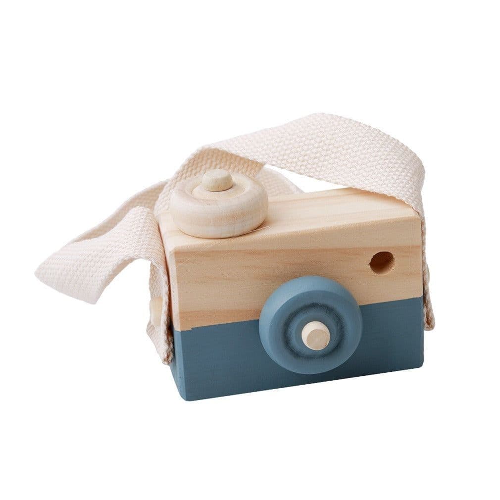 image-Wooden Camera Toy for Children 4-6 Years Beech Wood 10x8x5.5cm