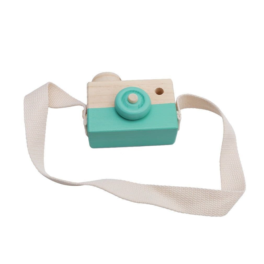 image-Wooden Camera Toy for Children 4-6 Years Beech Wood 10x8x5.5cm