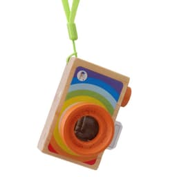 image-Wooden Camera Toy for Children 4-6 Years Beech Wood 10x8x5.5cm