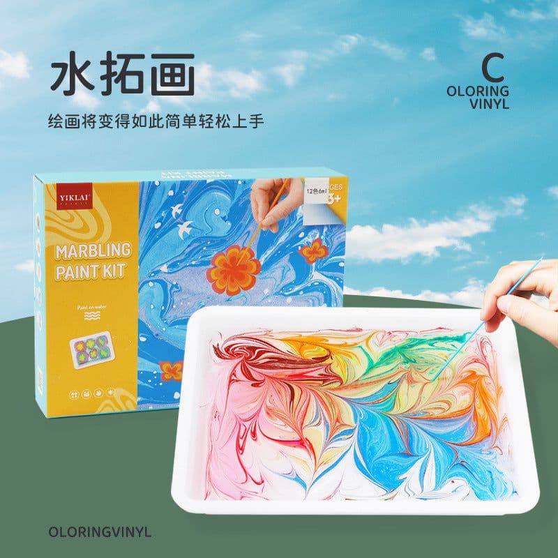 image-Yili 12-Color Floating Water Painting Set 18ml Art Pigment Kit