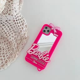 image-Silicone Phone Case with Fur Ball Pendant for iPhone & Huawei