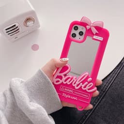 image-Silicone Phone Case with Fur Ball Pendant for iPhone & Huawei