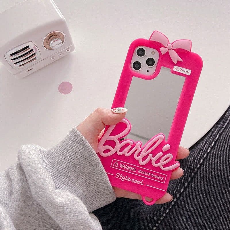 image-Silicone Phone Case with Fur Ball Pendant for iPhone & Huawei