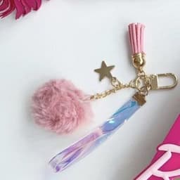 image-Silicone Phone Case with Fur Ball Pendant for iPhone & Huawei