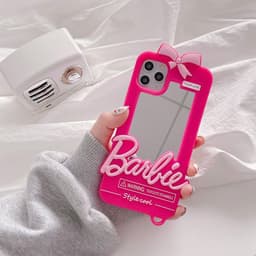 image-Silicone Phone Case with Fur Ball Pendant for iPhone & Huawei