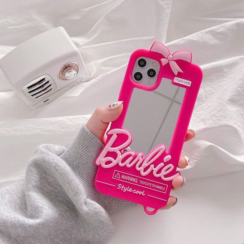 image-Silicone Phone Case with Fur Ball Pendant for iPhone & Huawei