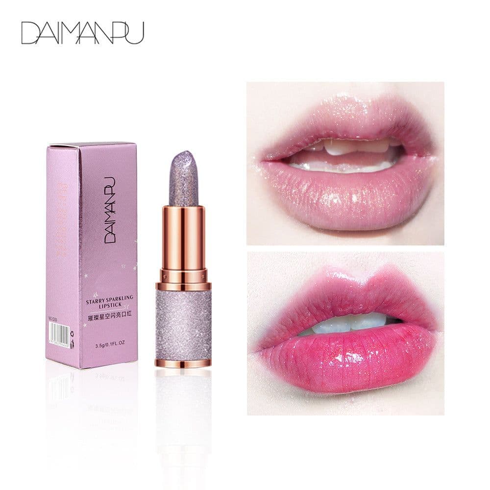 image-DAIMANPU Starry Sky Jelly Lipstick Temperature-Changing Moisturizing D09
