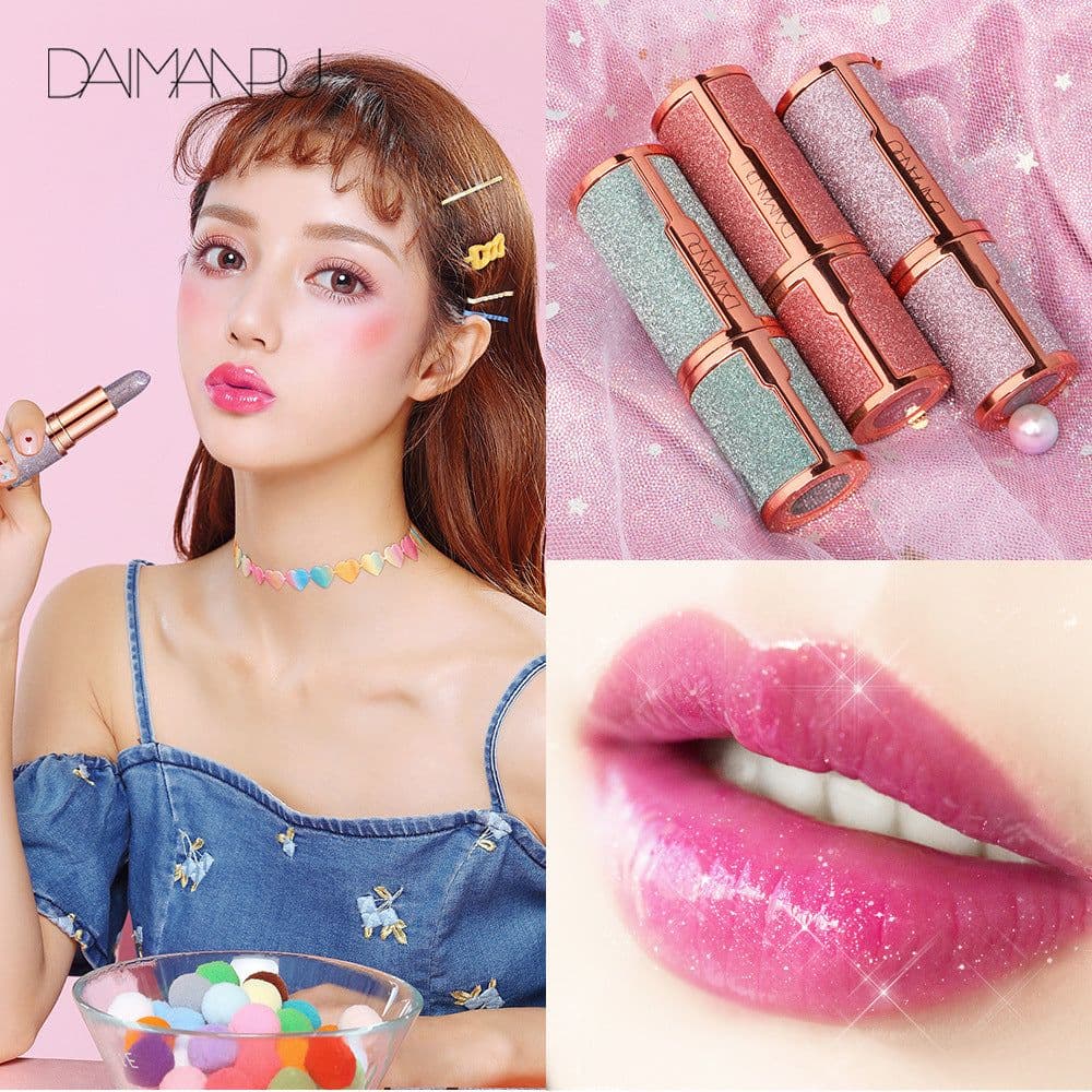 image-DAIMANPU Starry Sky Jelly Lipstick Temperature-Changing Moisturizing D09