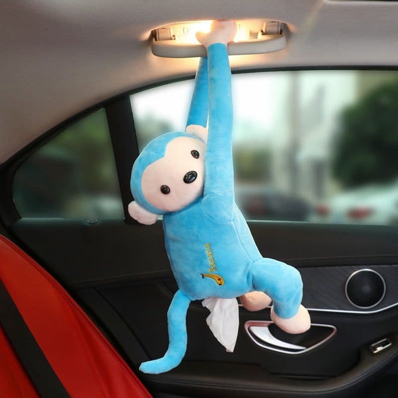 image-Creative Pipi Monkey Paper Towel Holder for Car Seat Back