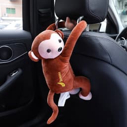 image-Creative Pipi Monkey Paper Towel Holder for Car Seat Back
